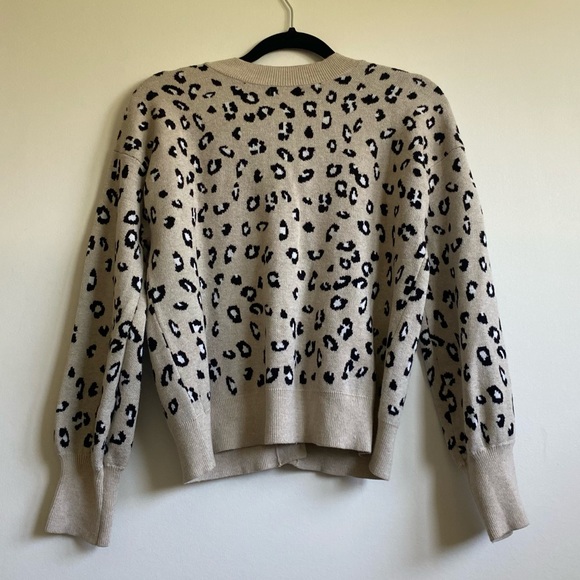 Dynamite Leopard Knit Button Down Cardigan - Picture 5 of 5